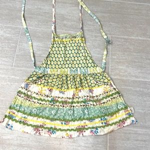 Anthropologie apron - quilted with pockets